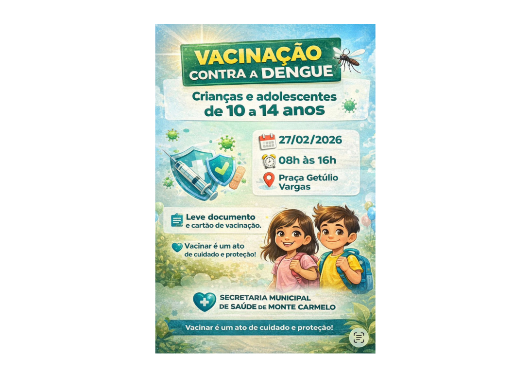 VACINAÇÃO CONTRA DENGUE