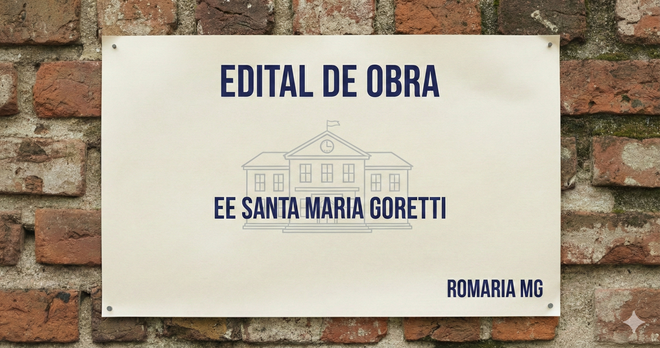 CONTRATAÇÃO DE OBRAS DE CONSTRUÇÃO, AMPLIAÇÃO, REFORMAOU ADEQUAÇÃO DO IMÓVEL ESCOLAR.CAIXA ESCOLAR SANTA MARIA GORETTI