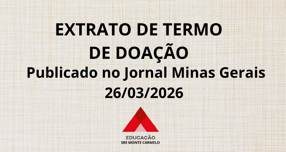EXTRATO DE TERMO DE DOAÇÃO