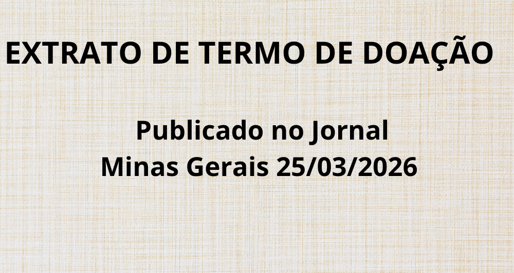 EXTRATO DE TERMO DE DOAÇÃO